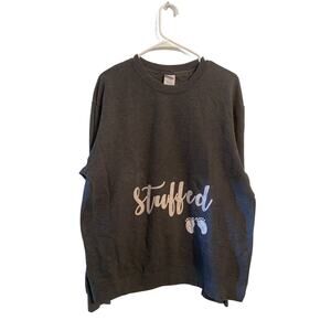 HOSTS PICK! “Stuffed" with baby Sweatshirt Size L